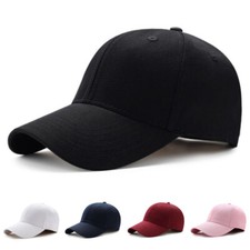 Trucker Hat Mesh Baseball Cap Snapback Adjustable Hip Hop Flat Solid Women Men