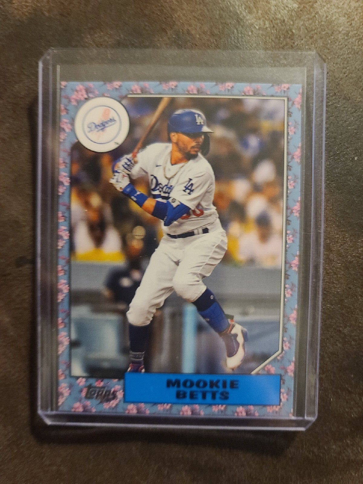 2022 Topps Japan Mookie Betts 87 Cherry Blossom Los Angeles Dodgers eBay