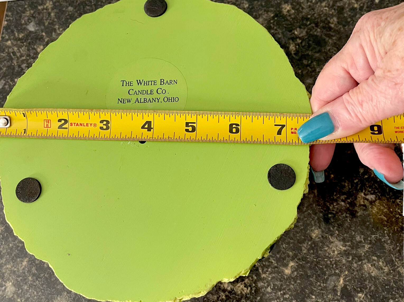 The White Barn Candle Company Halloween Themed Candle Holder Base Jack