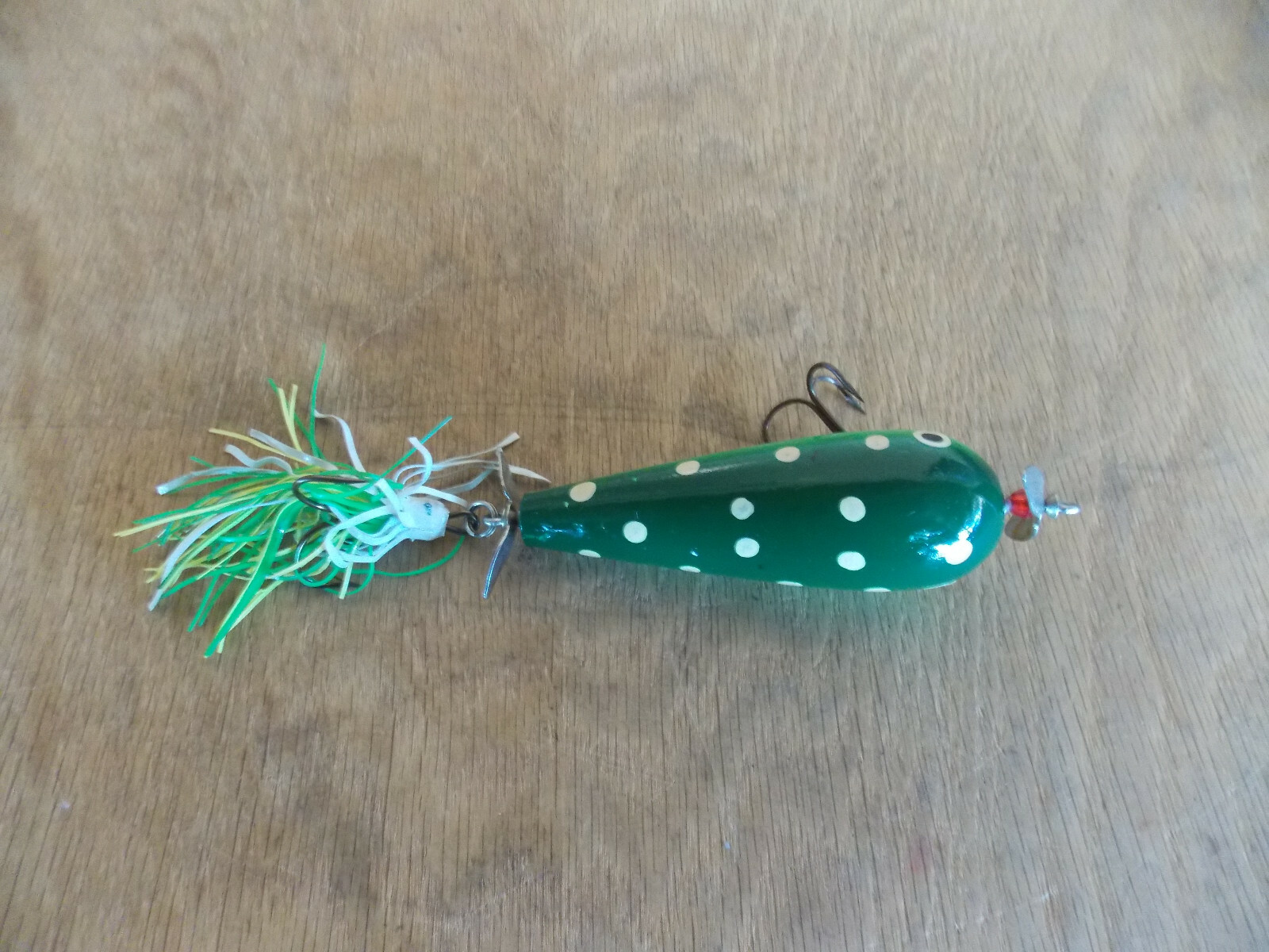 Muskie Musky Topwater Fishing Lure Approx 4" Body (Frog Color) 1/24 eBay