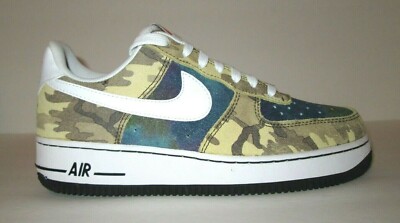 Nike Basketball Shoes, Air Force '07 LV8, Men's size Camo