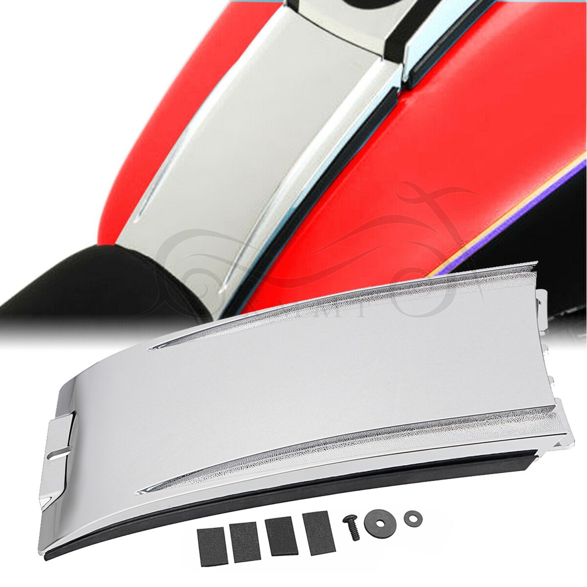 Dash Panel Insert Cover Trim & Extension For Harley Fat Boy