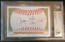 CRAIG SAGER Signature Card AUTO signed BAS Beckett Authentic TBS TNT Autographed