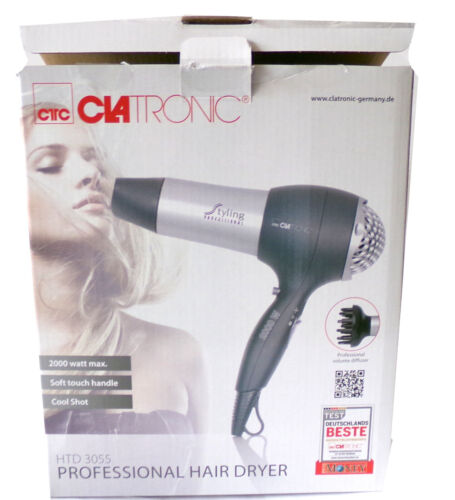 Clatronic HTD 3055 Profi-Haartrockner Föhn+Volumen-Diffusor/Diffuser+Formdüse - Bild 2 von 5
