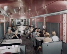 Southern Pacific Sunset Limited French Quarter Lounge Interior Budd Co June 1950