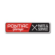 Pontiac Garage Garage Sign Home Decor Metal Sign