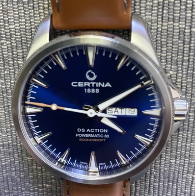 certina ds action day date powermatic