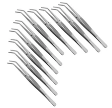 Tick Remover Tool Set 6" Stainless Steel For Kitten Cats And Dogs Care Set of 10