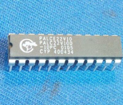 Cypress PALC22V10D-10PC Flash Erasable PAL PLE Gate Array Blank Tested 0 Defects
