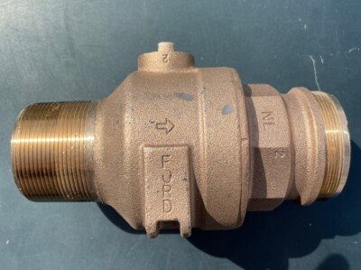 Open Box - Ford Meter Box 2 in. CC x MPT NL Brass Ball Corp Valve
