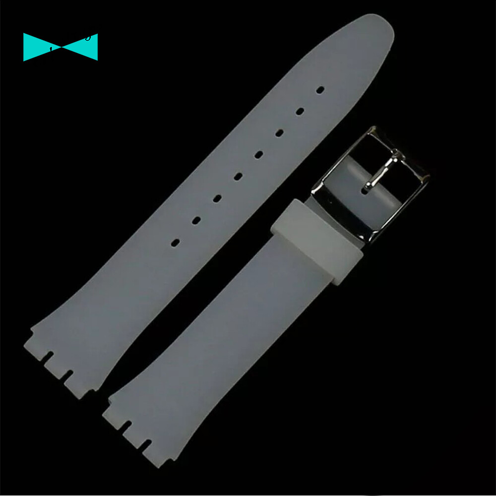 Silicone Cinturino Orologio Ricambio 17mm Morbido Gelatina