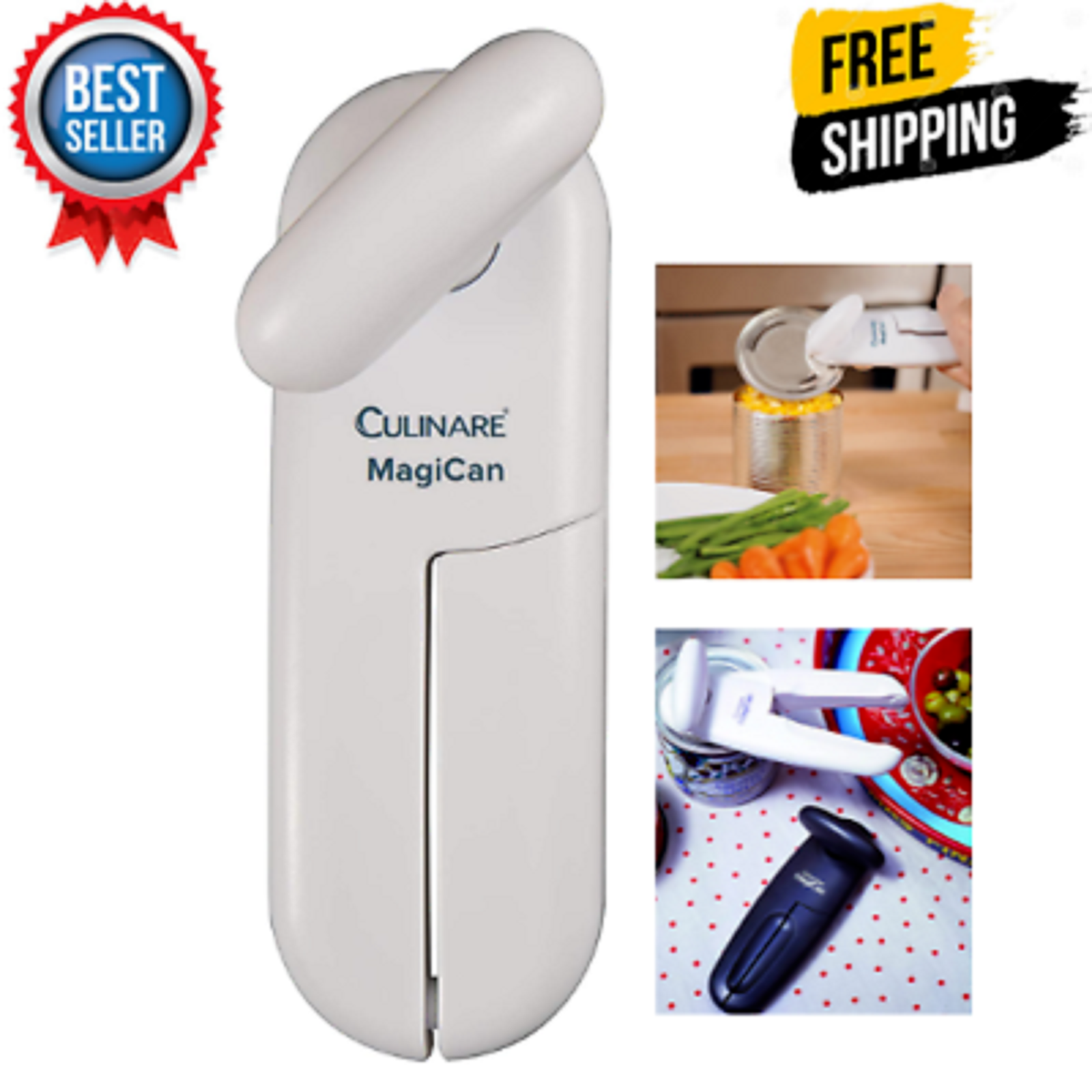 Culinare MagiCan Manual Can Opener White (C10015) eBay