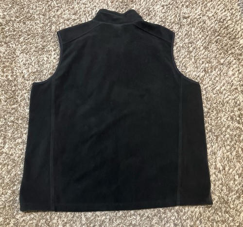 REI CO-OP Fleece Vest Mens 2XL Black Full Zip Pockets Outdoor Recreation Hiking - Picture 2 of 14