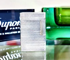Genuine S.T. Dupont Cascade Line 1 Lighter in Silver