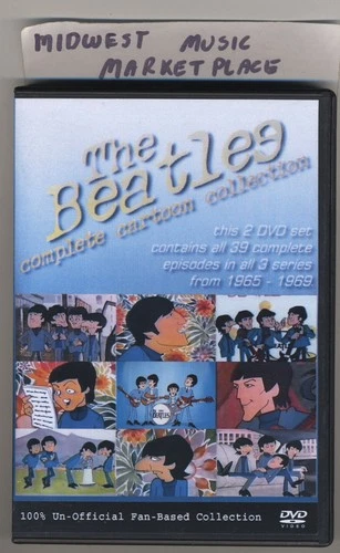 The Beatles - Complete Cartoon Series - All 39 Episodes In A Two DVD Set 1965-69