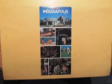 Marriott Inn Hotel Indianapolis Indiana vintage oversized postcard 
