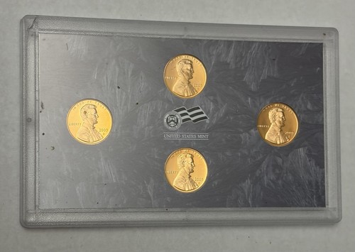 2009 S Lincoln Cent 4 Proof Coins US Mint Bicentennial Set (No Box/COA)