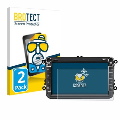 2x Schutzfolie Matt für M.I.C. AV8V7-Lite Displayschutz Antireflektierend