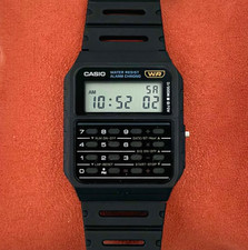 Orologio Uomo Casio CA-53W Calcolatrice Sveglia/Cronografo Digitale 35mm