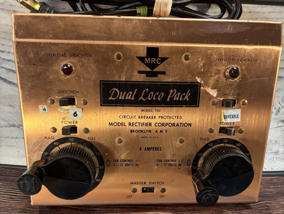 MRC DUAL LOCO PACK HO SCALE O SCALE TRANSFORMER MODEL RAILROAD ⚠️ 🚧 - Image 2 of 4