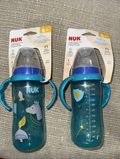 NUK Learner Cup, Soft Spout Sippy Cup, 1 Pack, Boy 10oz LOT OF 2 NEW