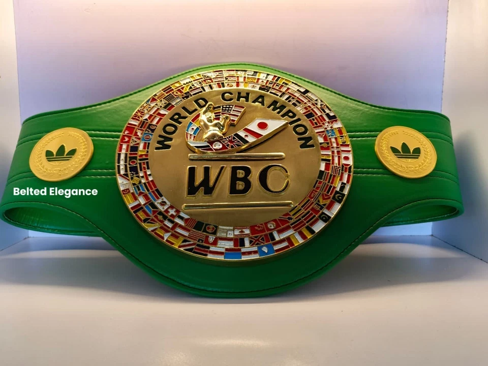 Réplica de cinto WBC World BOXING Championship alta qualidade nova edição 3D LOGOTIPO WBC - Imagem 2 de 4