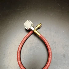 Alemite 18" Hand Grease Gun Hose Whip 4800 PSI w/308730-A Coupler Flexible