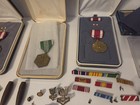 Vintage US Military Lot Medals Ribbons DI Insignia WW2 Vietnam GWOT Army Patches — photo 4