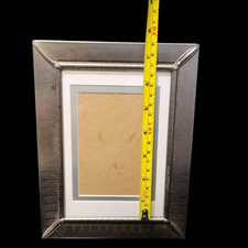 Silver Metal Etched Embossed 5x7 Inch Photo Frame