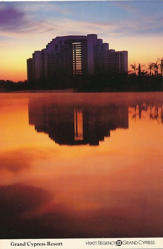 Sunset at Hyatt Regency Hotel - Grand Cypress Resort - Orlando FL, Florida