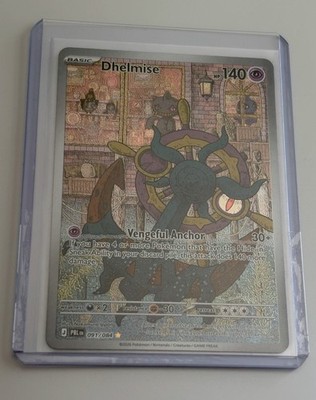 Dhelmise Holo Illustration Rare ME05: Pitch Black 091/084 NM