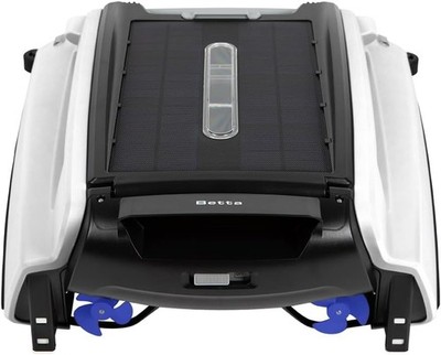 Betta SE Solar Robotic Pool Skimmer 24/7 Surface Cleaner Twin Motors White