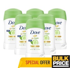 Dove Go Fresh Cucumber Stick Deodorant 48H Sweat Odor Max Protection 40ml 6-Pack