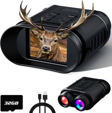 Night Vision Goggles 5W Upgraded 4K HD IR Binoculars 8X Digital Zoom with Camera