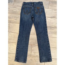 Wrangler Retro Slim Straight Jeans 14 Adjustable Boys Denim Western 1088BWZBZ