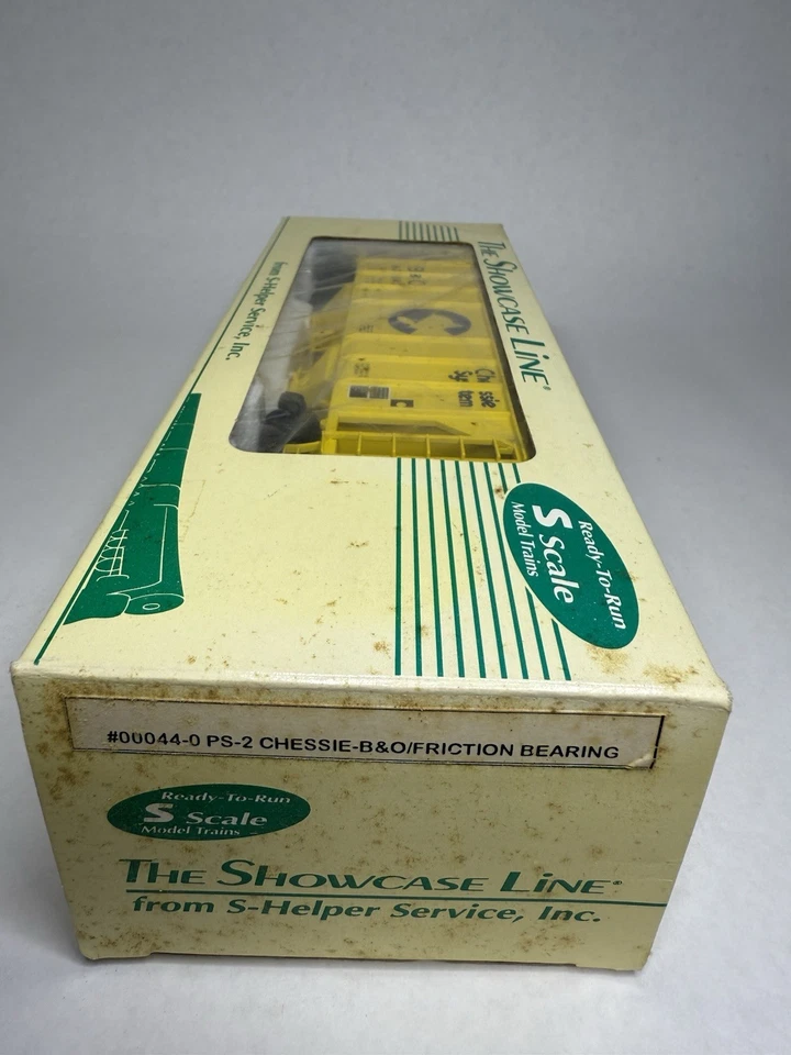 S-Gauge S-Helper 00085 Chessie System Two-Bay Covered Hopper Showcase Line 00085 - Image 3 of 4