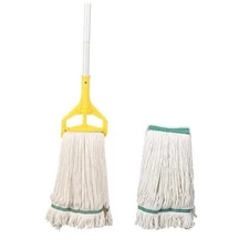 OFO Loop-End String Mop, Heavy Duty Commercial Industrial Mop with Extra Mop 