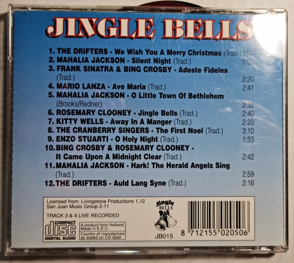 CD- Various Artits - Jingle Bells, 8 712155 020506, Hülle: Benutzungsspuren, CD: - Bild 3 von 3