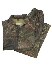 Regenanzug flecktarn
