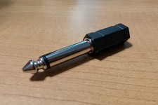1/4" to 1/8" Mono Adapter, AUX To Amplifier, headphones, Bulk Pricing