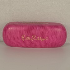 Lilly Pulitzer Eyeglass Sunglasses Case Hot Pink Hard Clamshell