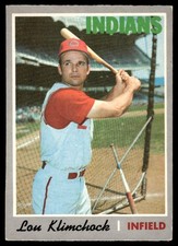 1970 O-Pee-Chee Lou Klimchock Cleveland Indians #247