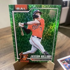 2026 Topps Series 1 - Jackson Holliday #92 Holiday Green Foil Baltimore Orioles