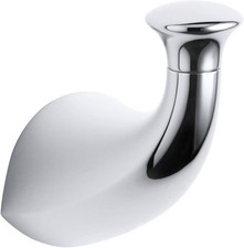 KOHLER K-37055-CP Alteo Single Robe Hook, Polished Chrome