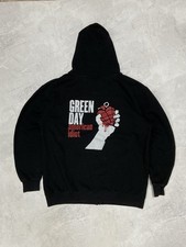 Green Day American Idiot Big Logo Rock Band Zip Hoodie