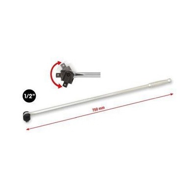 1/2 Zoll CHROMEplus Gelenk-Steckgriff, 760mm KS TOOLS 918.1293