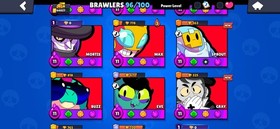 44K TROPHY | 43 MAX BRAWLER | 26 HYPER | 96/100 BRAWLER | 5 LEG | 4 MYTHIC /3HYP