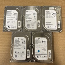 Lot of 5x Seagate Barracuda 500GB 3.5″ SATA HDDs (ST500DM002) Hard Drives
