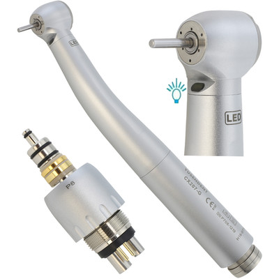 COXO Dental Fiber Optic High Speed Turbine LED Handpiece Roto Quick Coupler