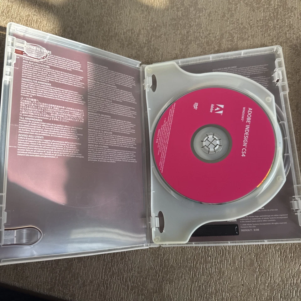 Adobe Indesign CS4 Upgrade Mac OS X With Adobe Creative Suite 4 Learning Disc - Image 3 of 4